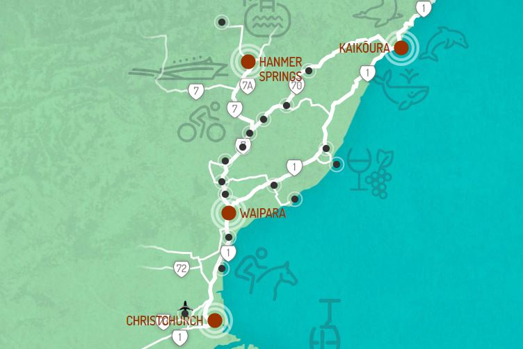 Small Alp Pac tour map