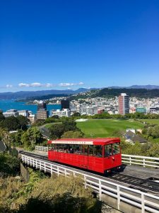 A funicular railway that connects Lambton Quay in the central business district to the suburb of Kelburn, offering stunning views of the city and harbor.